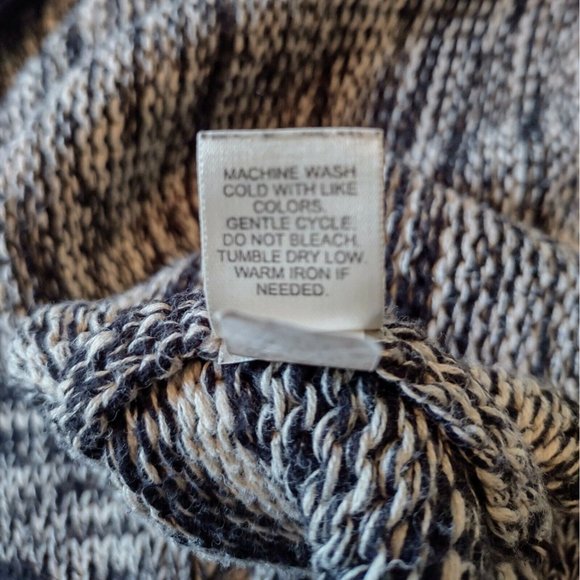 J.Jill Womens Cardigan Sweater Size Petite Large Multicolor Full Zip Cot… - Picture 6 of 7